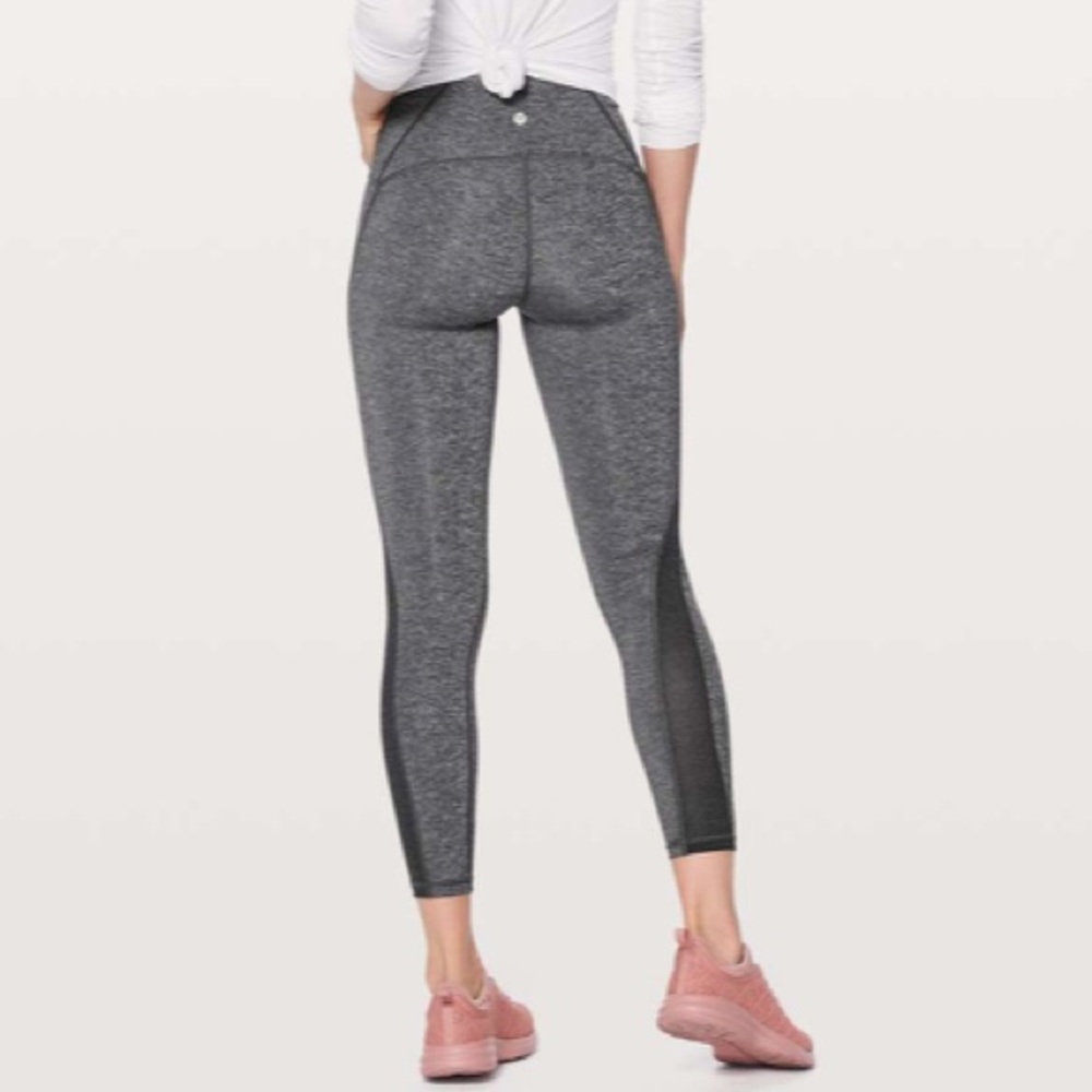 lululemon athletica Train Times 7/8 Pant 25” Leggings Luxtreme Mesh Size 8